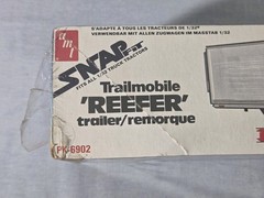 Vintage 1/32 AMT MATCHBOX SNAPFIT TROPICANA REEFER TRAILER FACTORY SEALED 1980