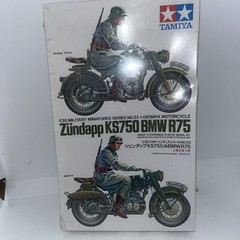 Tamiya Zundapp KS750 BMW R75 German Motorcycle 1/35 Model Kit Factory Sealed