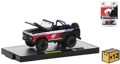 M2Machines 31500-HS21-CASE 1/64 Scale 1966 Ford Bronco 4X4