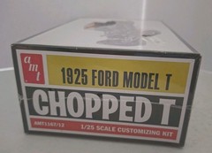 AMT 1167 FORD 1925 MODEL T CHOPPED T 1/25 MODEL KIT BUILD 2 Cars New Unassembled
