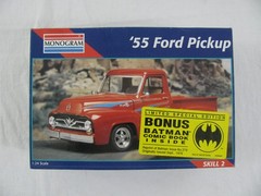 Revell Monogram 1/24 Scale 1955 Ford Pickup Truck Model Kit #2971 New No Comic!