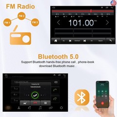 Android 13 Car Radio Stereo for Toyota Sienna 2004-2010, Wireless