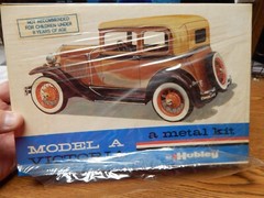 VINTAGE GABRIEL 4866 MODEL A VICTORIA MODEL KIT SEALED TORE PLASTIC WRAP 1/20