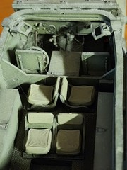 Vintage Assembled and Hand Painted U.S. M3A1 Scout Car Truck