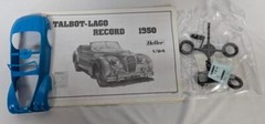 Heller Talbot-Lago Record 1950 Kit # 80711 Scale 1:24