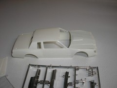 Vintage B 1/24 NASCAR Buick Grand National Regal w/ 2 Hoods 4 Slot Car Body Part