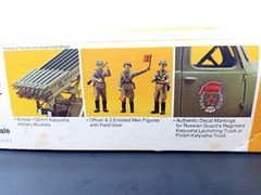1976 Revell 1:35 Russian Rocket Launcher Katyusha BM-13 Complete/Partially built