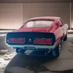 Built AMT 1967 Shelby GT350 1/25