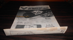 Vintage Yodel Model Los Angeles City Police Dodge Monaco 1/24 Scale Motorized