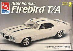 69 Firebird STOCK TIRES, WHEELS SET 661 1651 AMT Model Car Part COMBINE PARTS