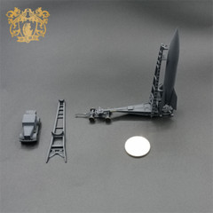 V2 Rocket Transportation/Launching Kit 1/144 Scale Tank Model 3D painted model