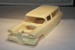 1958 Edsel Roundup 2-Door Station Wagon Model Car Resin Body 1/25 Scale
