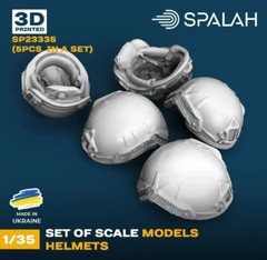 Spalah 23335 Set of scale models “Helmets”, (5 pcs.) 1/35