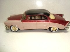 AMT 1956 Dodge Custom Royal 4 DRHT Dealer Promo Model Car / Pink/Garnet/Black