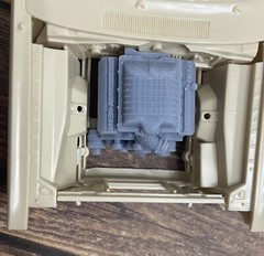 Resin Hellcat hemi engine for scale model cars, 1/24 1/25