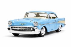 KiNSMART 1957 Chevy Bel Air Coupe 1:40 5 inches x 2 x 2 inches, Blue
