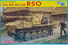 Dragon 6640 1/35 7.5cm PaK 40/4 ausf RSO 2024 Ver W/ Tarpaulin Cover Brand New