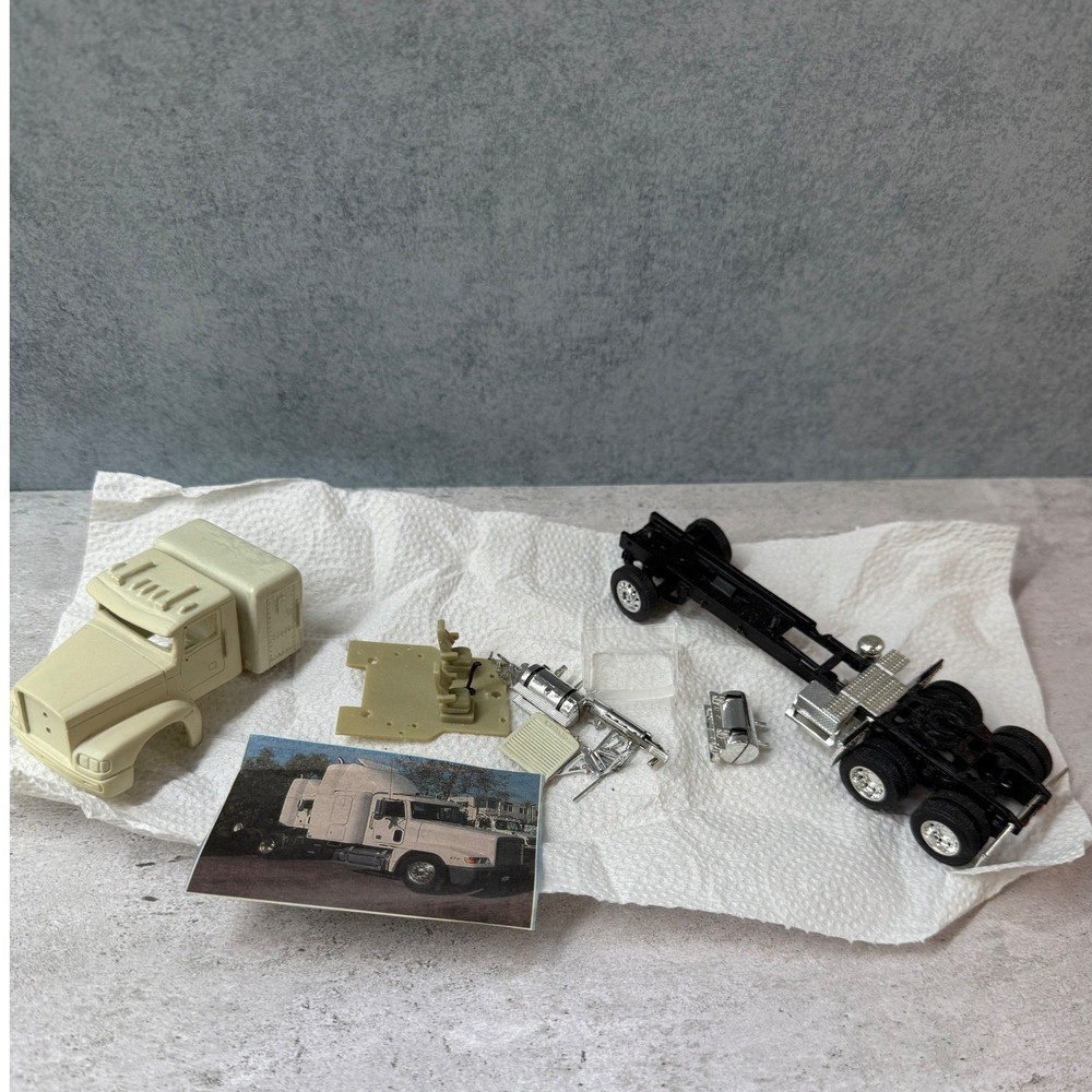 Resin Metal Semi Truck Model Parts Kitbash Lot DON Investments Chassis Cab