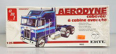 1982 AMT Ertl Kenworth Aerodyne Cabover 1/25 Semi Truck Model Kit 6652, Sealed