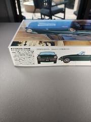 AOSHIMA EURO SPORTS CLUB 1978 MG MGB URETANE BUMPER MODEL 01398