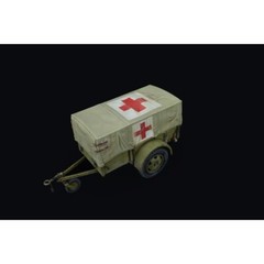 Miniart #35443 1/35 G-518 US 1t Cargo Trailer w/Canvas Ben Hur