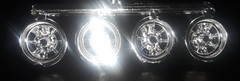 1/25 scale Model car parts set of minilight wheels