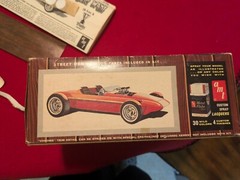AMT George Barris “Surf Woody” 1/25 scale model kit 1966 issue started Nice box
