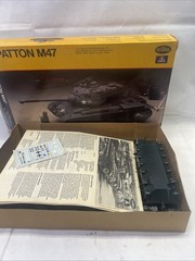 1/35 Italeri Testors 802 M47 Patton US German Italian France Tank Vintage Model