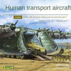 GreatWall L1007 1/144 SCALE ME323 E-2″GIGANT”LUFT WAFFE TRANSPORTER/W SD.KFZ 250