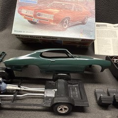 Monogram ’68 GTO Street Machine Model 1/24 Pontiac Started 2208 Goat Muscle Car