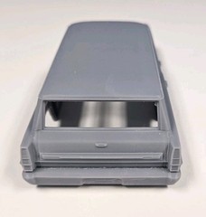 ABS-LIKE RESIN 3D PRINTED 1/18 1966 CHEVY II NOVA WAGON WITH COWL HOOD
