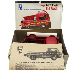 Vintage IMC Dodge Little Red Wagon 1/25 Dragn Truck Customizing Model kit