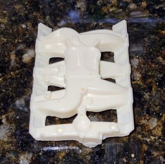 1/8th pontiac stock single carburetor intake big deuce Revell monogram 1/8