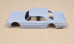 ABS-LIKE RESIN 3D PRINTED 1/25 1966 NOVA CHEVY II DIRT CIRCLE TRACK BODY ASPHALT