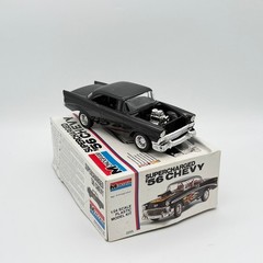 Monogram Supercharged ’56 Chevy 1:24 Scale Model Kit 2255 Partially Assembled