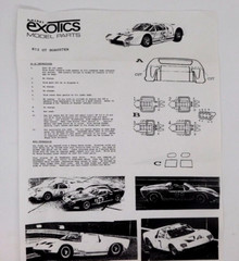 Mini Exotics GT40 Roadster Transkit RDU 2812 Revell Ford GT-40 #2 7130 Model Kit