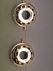 AMT Kenworth W-925 Two Chrome Outer Rear Wheels from 1:25 Model Kit *Thank You*