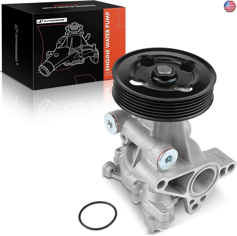 A-Premium Engine Water Pump with O-ring & Pulley Compatible with Suzuki