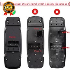 Master Power Window Control Switch Driver Side for 2011-2021 Jeep Grand Cherokee
