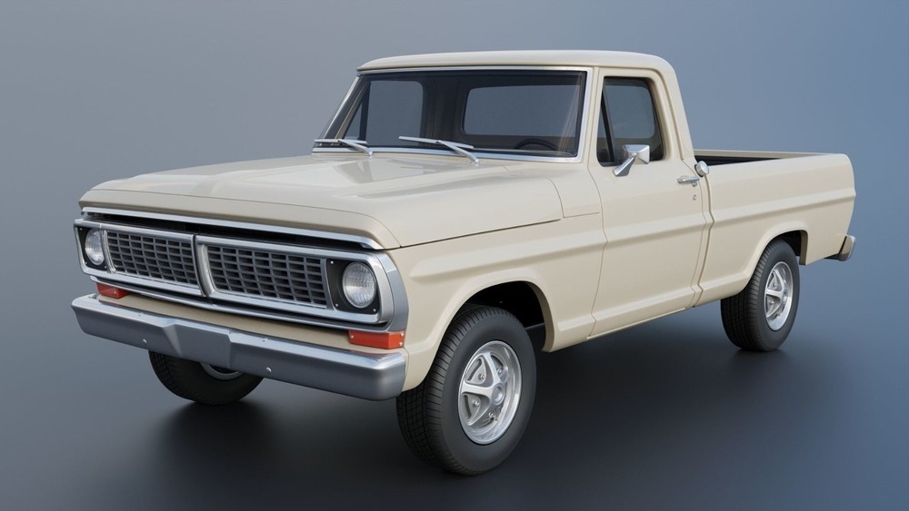 1/25 3d printed 1970 Ford F100 pickup by Andrey Bezrodny