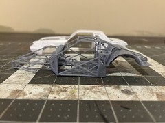 3dPrinted Chassis For Revell ’90 Mustang LX 5.0 1:25 Scale Model Kit W/rear end