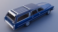 ABS-LIKE RESIN 3D PRINTED 1/25 1979 CADILLAC FLEETWOOD BROUGHAM WAGON KIT