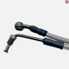 SuperATV Polaris Extended Front/Rear Brake Lines for Polaris RZR 800 / S 800/4