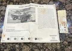 Glencoe Models PT-76 Amphibious Tank 1/32 Model Kit