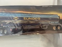 AMT Fruehauf Sunoco PLATED TANKER Semi-Trailer 1/25 Scale Model Kit (NIB)