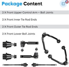 Front Upper Control Arms – Ball Joints for Escalade Chevy Silverado Avalanche
