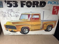 1 25 scale model parts 53 Ford Pickup Gallery Cover No Box