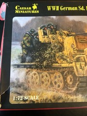Caesar Miniatures 1:72 WWII German Sd Kfz 10/4 With 20mm Flak30