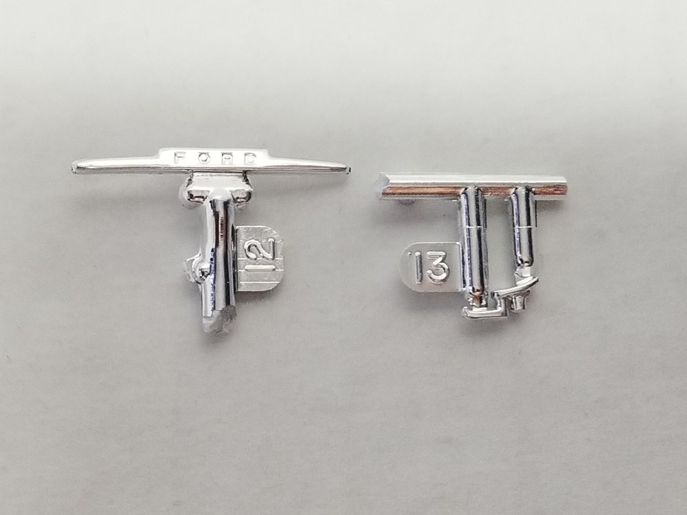 48 Ford Coupe TRUNK HANDLE , TRIM / EMBLEM from Revell 1:25 Model Kit 48