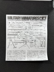 TAMIYA Military Model 1:35 U.S. Infantry Weapons Set WW2 – Lot Of 2